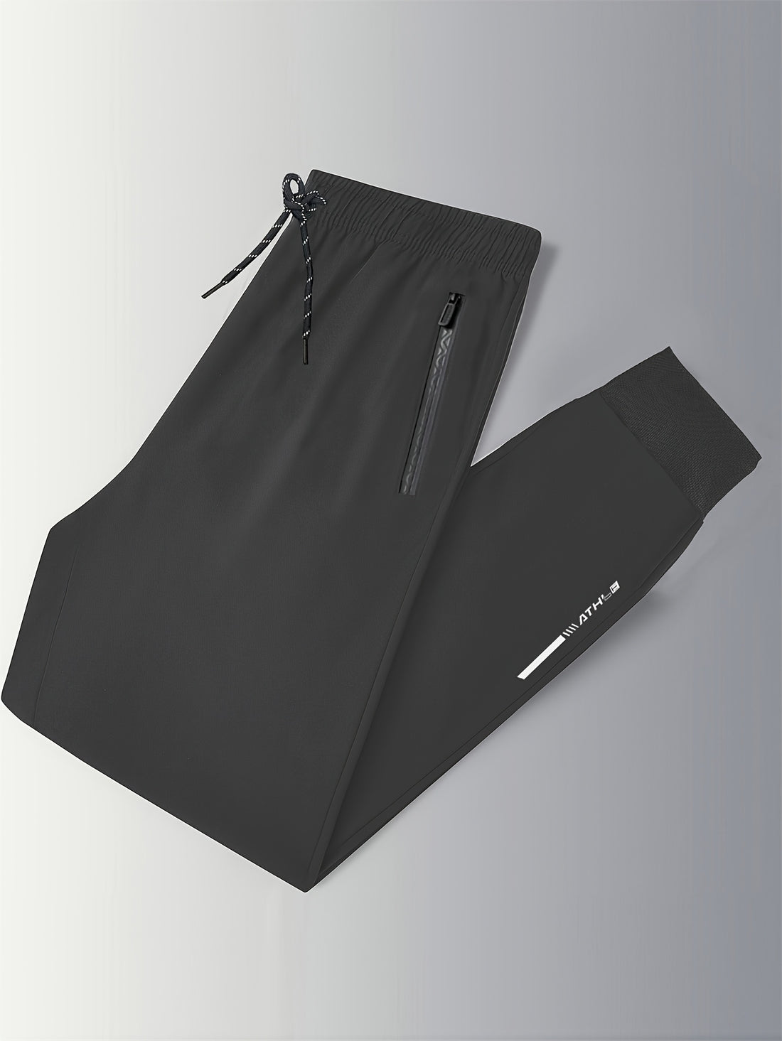 3-Pack Men'S Athletic Joggers, Breathable Polyester Sports Pants