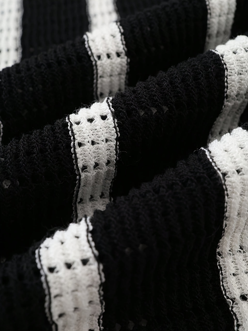 LVLAEA Men'S Vintage Striped Knit Cardigan