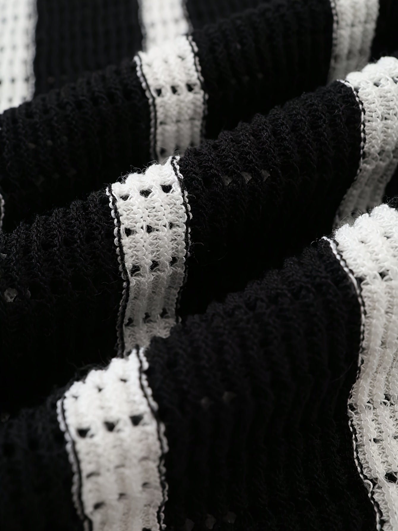 LVLAEA Men'S Vintage Striped Knit Cardigan