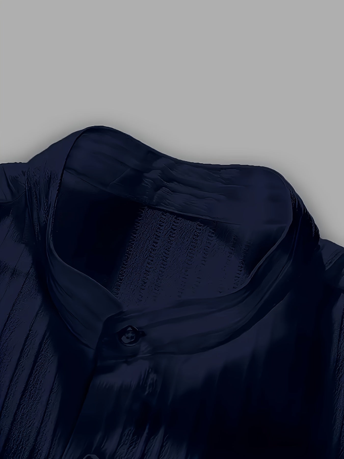 Men'S Summer Casual 2-Piece Striped Polyester Set