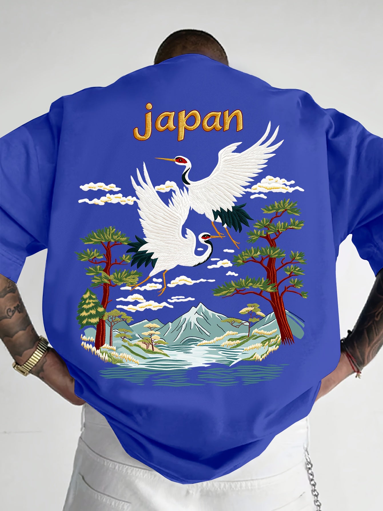 Oriental Aesthetic Men's Graphic T - Shirt