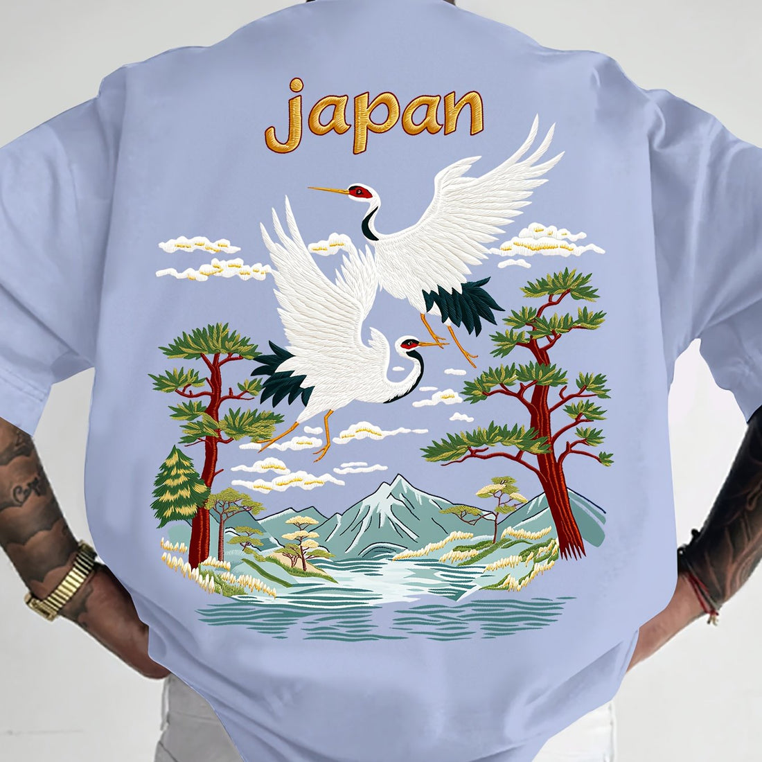 Oriental Aesthetic Men's Graphic T - Shirt