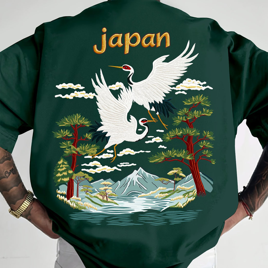 Oriental Aesthetic Men's Graphic T - Shirt